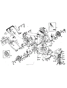 Main Frame parts for Craftsman Gas Walk-Behind Mower 917379991 from AppliancePartsPros.com