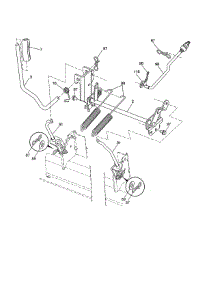 Mower Lift parts for Husqvarna Front-Engine Lawn Tractor 917502140 from AppliancePartsPros.com