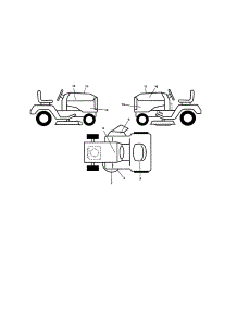 Decals parts for Husqvarna Front-Engine Lawn Tractor 917502140 from AppliancePartsPros.com