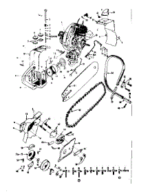 Main Frame parts for Craftsman Chainsaw 91760002 from AppliancePartsPros.com