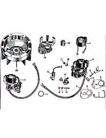 Phelon Magneto F-2120G parts for Craftsman Chainsaw 91760004 from AppliancePartsPros.com