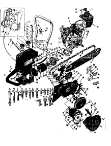 Main Frame parts for Craftsman Chainsaw 91760009 from AppliancePartsPros.com