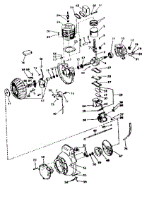 Engine Type 40005A-Model H81 parts for Craftsman Chainsaw 91760009 from AppliancePartsPros.com