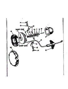 Rewind Starter #590281 parts for Craftsman Chainsaw 91760009 from AppliancePartsPros.com