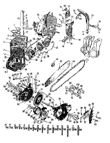 Main Frame parts for Craftsman Chainsaw 91760010 from AppliancePartsPros.com