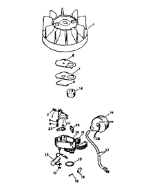 Magneto parts for Craftsman Chainsaw 91760010 from AppliancePartsPros.com