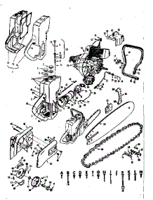 Engine And Chain parts for Craftsman Chainsaw 91760011 from AppliancePartsPros.com