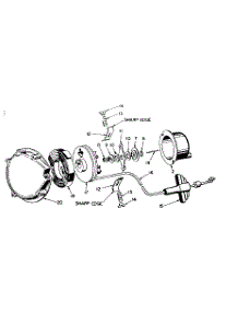 Rewind Starter 590303 parts for Craftsman Chainsaw 91760011 from AppliancePartsPros.com