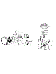 Rewind Starter #590303 parts for Craftsman Chainsaw 91760011 from AppliancePartsPros.com