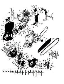 Main Frame parts for Craftsman Chainsaw 91760013 from AppliancePartsPros.com