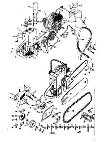 Main Frame parts for Craftsman Chainsaw 91760014 from AppliancePartsPros.com