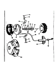 Rewind Starter #590290 parts for Craftsman Chainsaw 91760014 from AppliancePartsPros.com