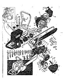 Main Frame parts for Craftsman Chainsaw 91760015 from AppliancePartsPros.com
