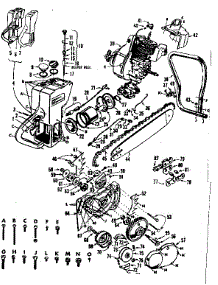 Main Frame parts for Craftsman Chainsaw 91760016 from AppliancePartsPros.com