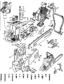 Main Frame parts for Craftsman Chainsaw 91760017 from AppliancePartsPros.com
