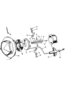Rewind Starter parts for Craftsman Chainsaw 91760017 from AppliancePartsPros.com