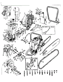 Unit Parts parts for Craftsman Chainsaw 91760019 from AppliancePartsPros.com