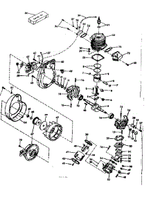 Crankcase Assembly parts for Craftsman Chainsaw 91760019 from AppliancePartsPros.com