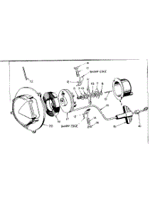 Rewind Starter parts for Craftsman Chainsaw 91760020 from AppliancePartsPros.com