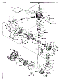 Engine parts for Craftsman Chainsaw 91760020 from AppliancePartsPros.com