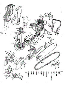 Engine And Chain parts for Craftsman Chainsaw 91760021 from AppliancePartsPros.com