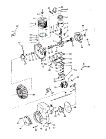 Engine parts for Craftsman Chainsaw 91760021 from AppliancePartsPros.com