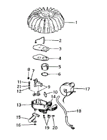 Magneto No. 610603 parts for Craftsman Chainsaw 91760021 from AppliancePartsPros.com