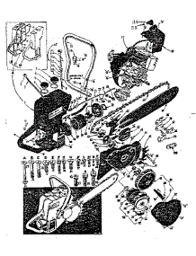 Main Frame parts for Craftsman Chainsaw 91760022 from AppliancePartsPros.com