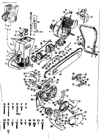 Main Frame parts for Craftsman Chainsaw 91760023 from AppliancePartsPros.com