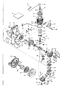 Engine parts for Craftsman Chainsaw 91760023 from AppliancePartsPros.com