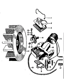 Magneto 610582 parts for Craftsman Chainsaw 91760024 from AppliancePartsPros.com