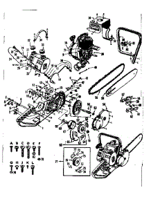 Main Frame parts for Craftsman Chainsaw 91760027 from AppliancePartsPros.com
