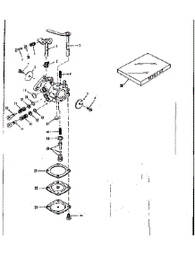Carburetor No. 630795 parts for Craftsman Chainsaw 91760028 from AppliancePartsPros.com