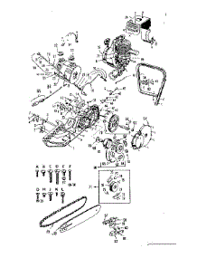 Main Frame parts for Craftsman Chainsaw 91760029 from AppliancePartsPros.com