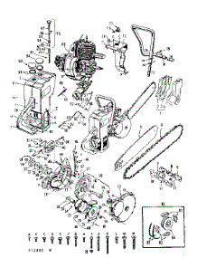 Main Frame parts for Craftsman Chainsaw 91760030 from AppliancePartsPros.com