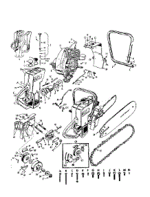 Main Frame parts for Craftsman Chainsaw 91760031 from AppliancePartsPros.com