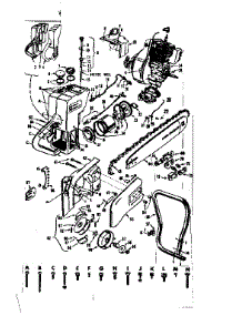 Main Frame parts for Craftsman Chainsaw 91760033 from AppliancePartsPros.com