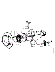 Rewind Starter parts for Craftsman Chainsaw 91760035 from AppliancePartsPros.com