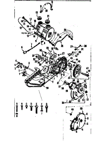 Main Frame parts for Craftsman Chainsaw 91760037 from AppliancePartsPros.com