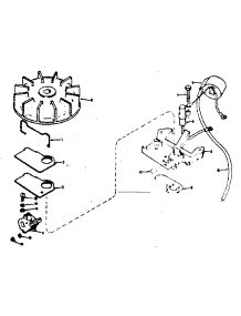 Magneto No. 610659 parts for Craftsman Chainsaw 91760040 from AppliancePartsPros.com