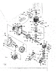 Crankcase parts for Craftsman Chainsaw 91760043 from AppliancePartsPros.com