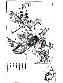 Main Frame parts for Craftsman Chainsaw 91760044 from AppliancePartsPros.com