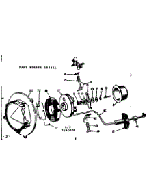 Rewind Starter parts for Craftsman Chainsaw 91760046 from AppliancePartsPros.com
