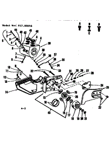 Main Frame parts for Craftsman Chainsaw 91760046 from AppliancePartsPros.com
