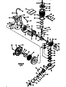 Crankcase parts for Craftsman Chainsaw 91760046 from AppliancePartsPros.com