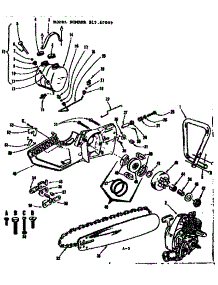 Main Frame parts for Craftsman Chainsaw 91760049 from AppliancePartsPros.com