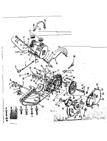 Main Frame parts for Craftsman Chainsaw 91760051 from AppliancePartsPros.com
