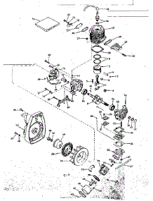 Crankcase parts for Craftsman Chainsaw 91760051 from AppliancePartsPros.com