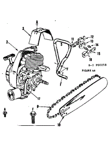 Engine  /  Chain And Guide Bar parts for Craftsman Chainsaw 91760058 from AppliancePartsPros.com