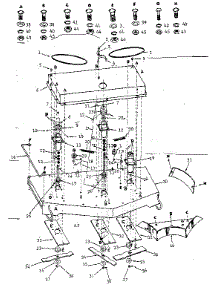 Main Frame parts for Craftsman Gas Walk-Behind Mower 91760655A from AppliancePartsPros.com